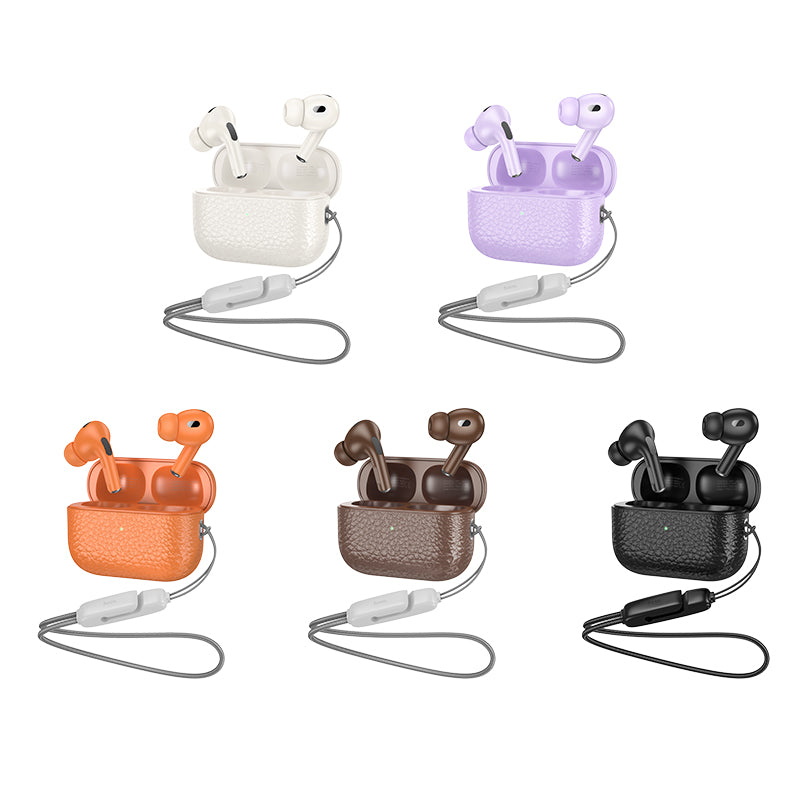 Hoco. EQ9 Auriculares Inalámbricos Textura De Cuero