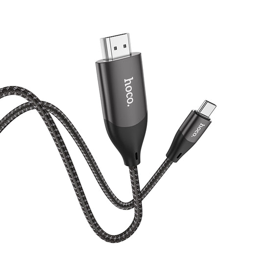 Hoco. UA16 Cable Tipo-C A Hdmi Admite Salida HD 4K / 30Hz, Plug Y Play