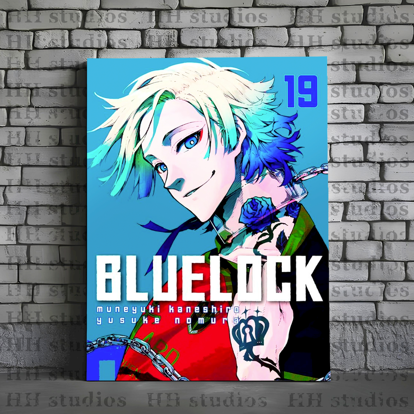 BLUE LOCK Póster Metal Personalizada - HH Studios