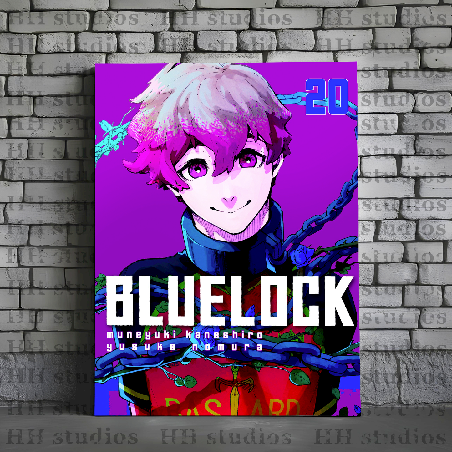 BLUE LOCK Póster Metal Personalizada - HH Studios