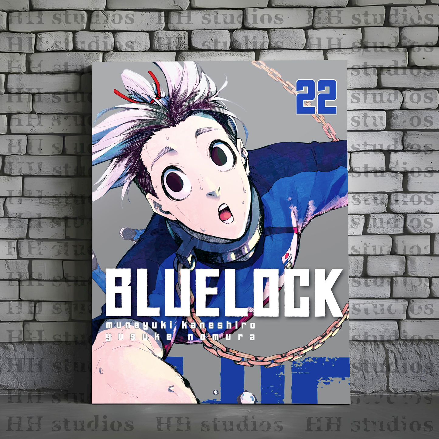 BLUE LOCK Póster Metal Personalizada - HH Studios