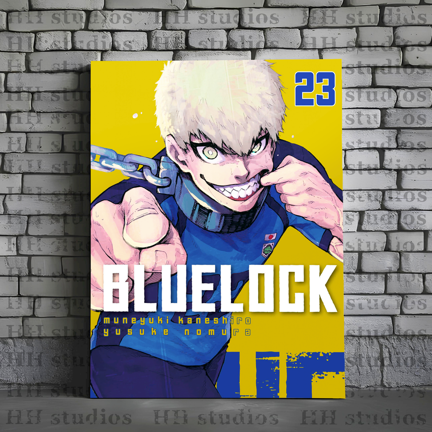 BLUE LOCK Póster Metal Personalizada - HH Studios