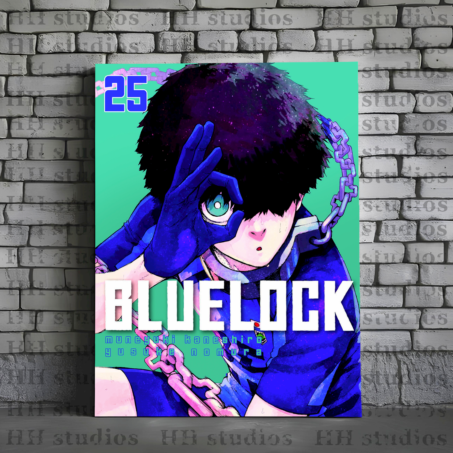 BLUE LOCK Póster Metal Personalizada - HH Studios