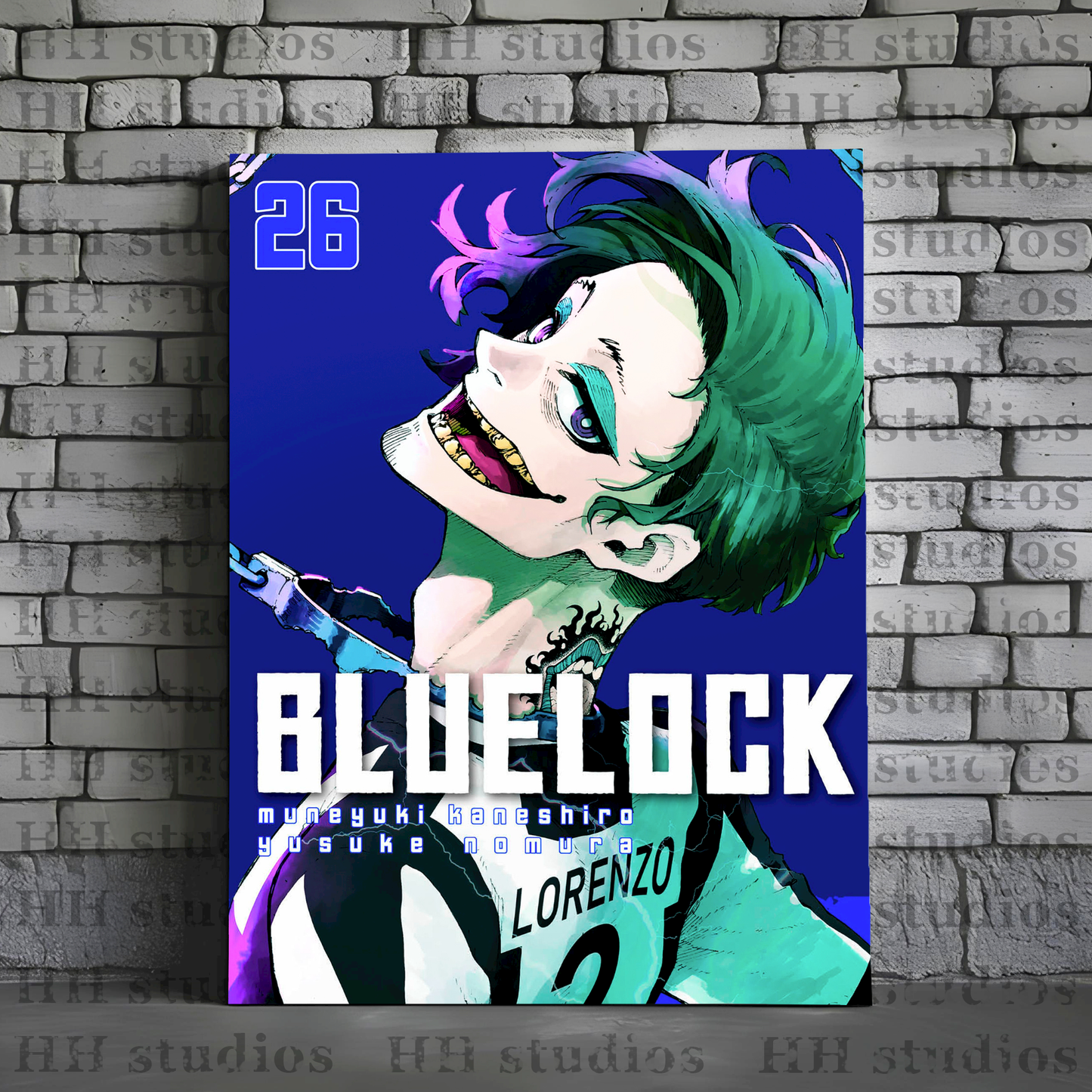 BLUE LOCK Póster Metal Personalizada - HH Studios