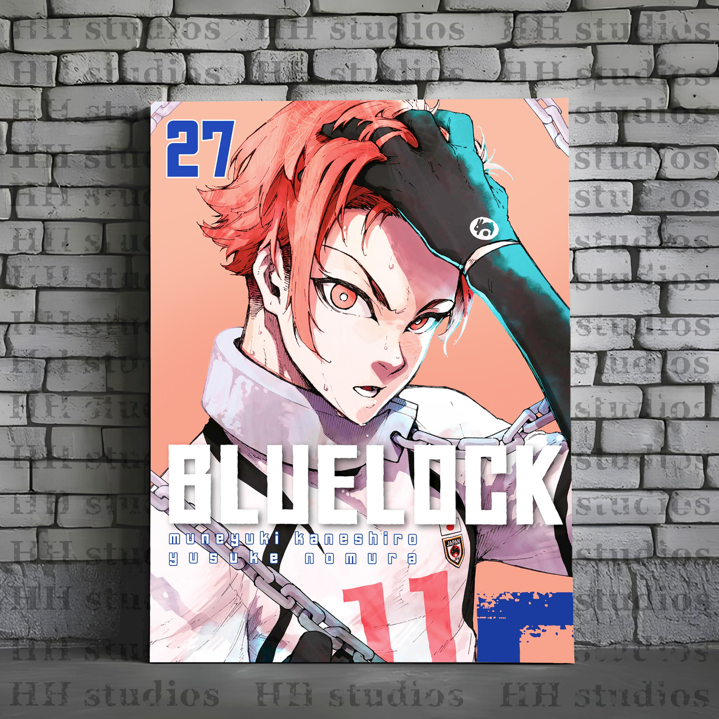 BLUE LOCK Póster Metal Personalizada - HH Studios