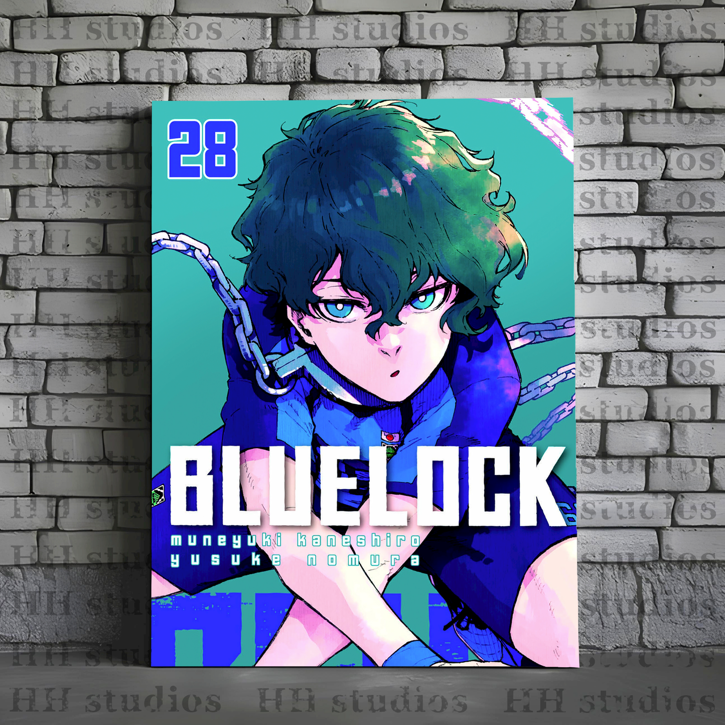 BLUE LOCK Póster Metal Personalizada - HH Studios