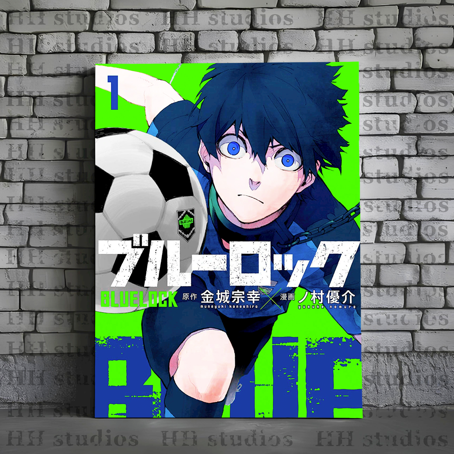 BLUE LOCK Póster Metal Personalizada - HH Studios