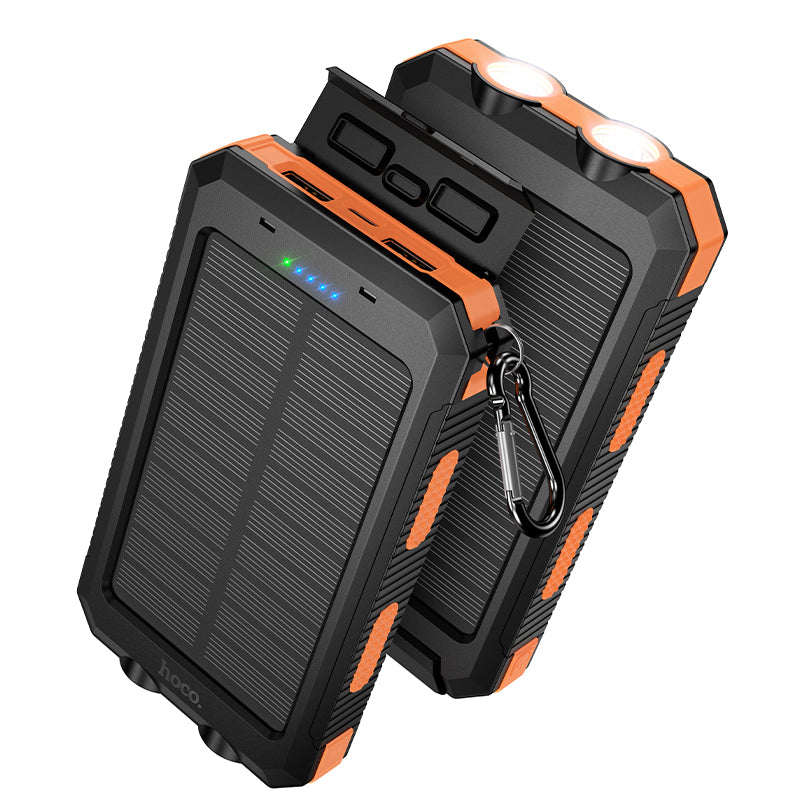 Hoco. J164 Power Bank Solar con Luz 8000mAh