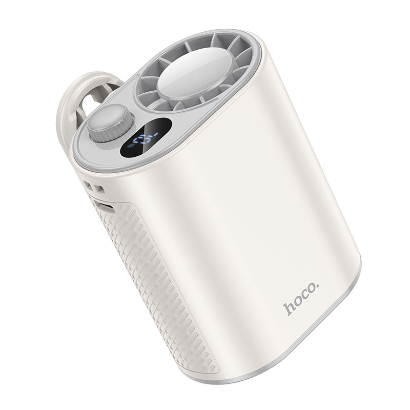 Hoco. HX609 Ventilador Portátil con Clip y Pantalla Digital