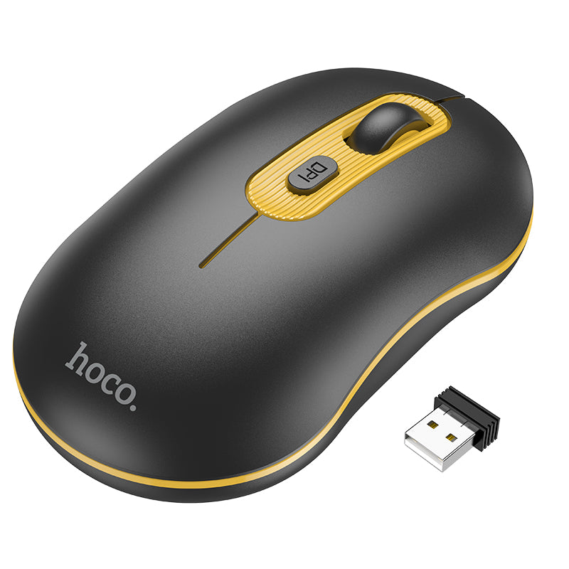 Hoco. GM21 Ratón Inalámbrico 2.4G con USB y DPI Ajustable