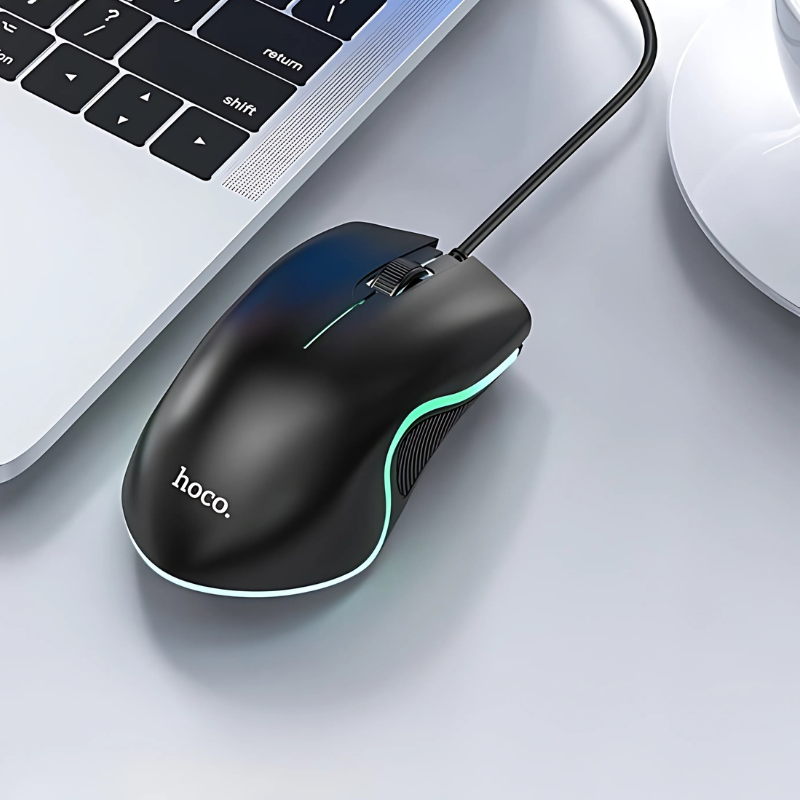 Hoco. GM19 Ratón RGB Con Cable