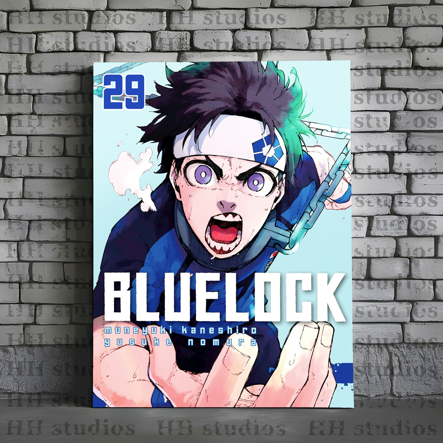 BLUE LOCK Póster Metal Personalizada - HH Studios