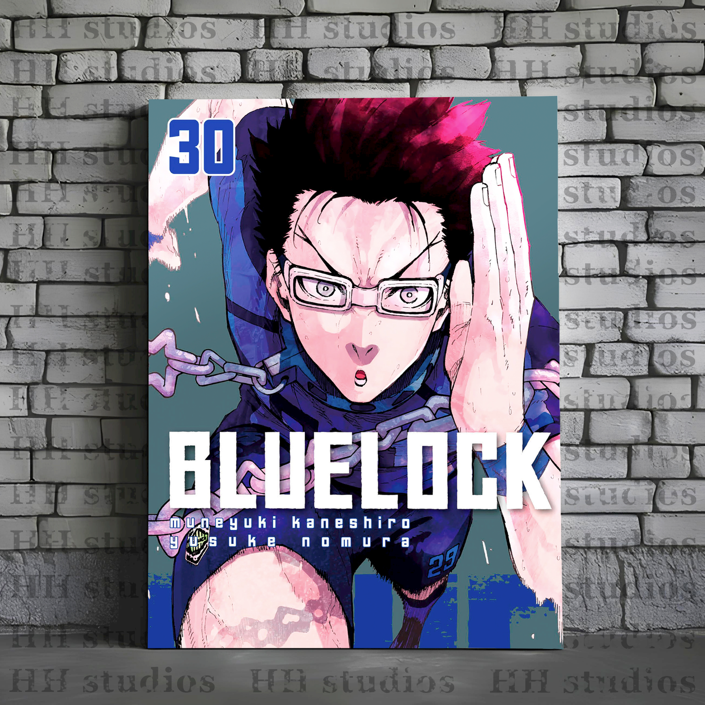BLUE LOCK Póster Metal Personalizada - HH Studios