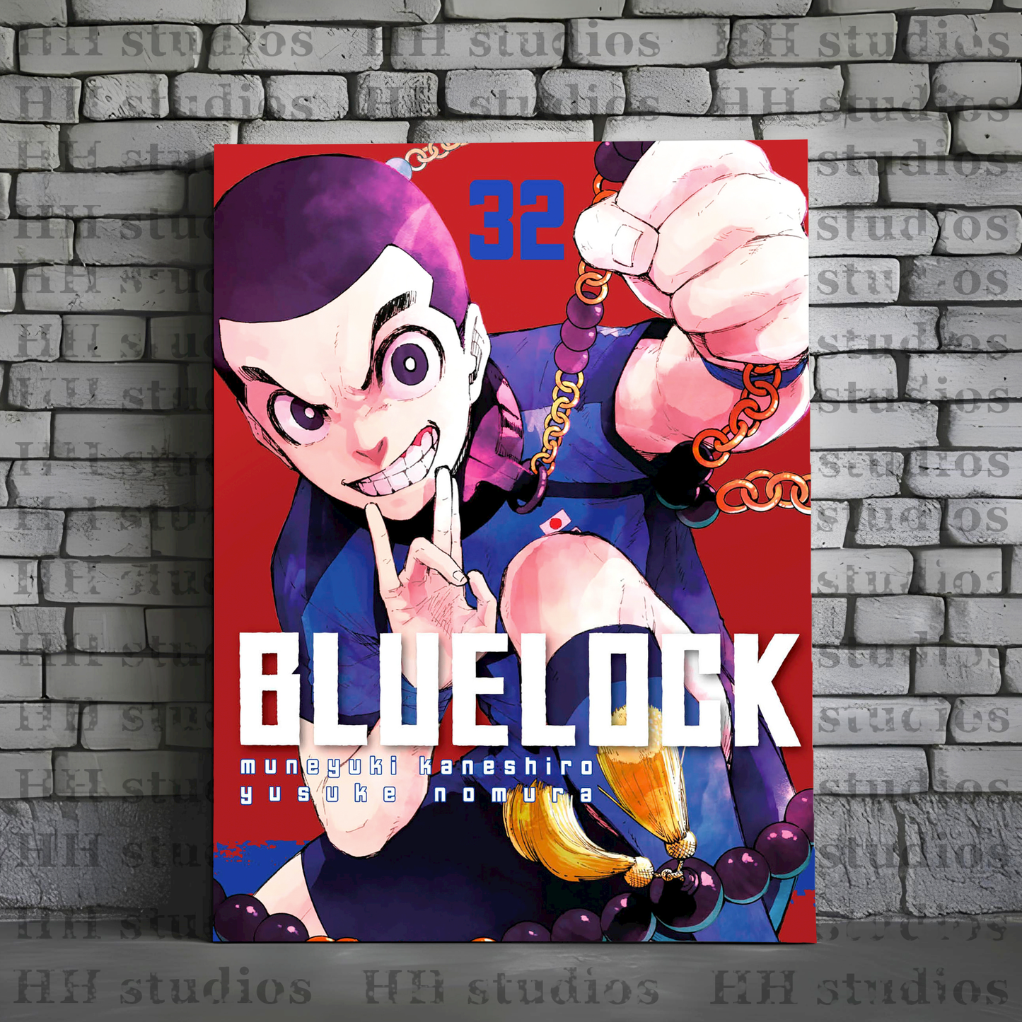BLUE LOCK Póster Metal Personalizada - HH Studios