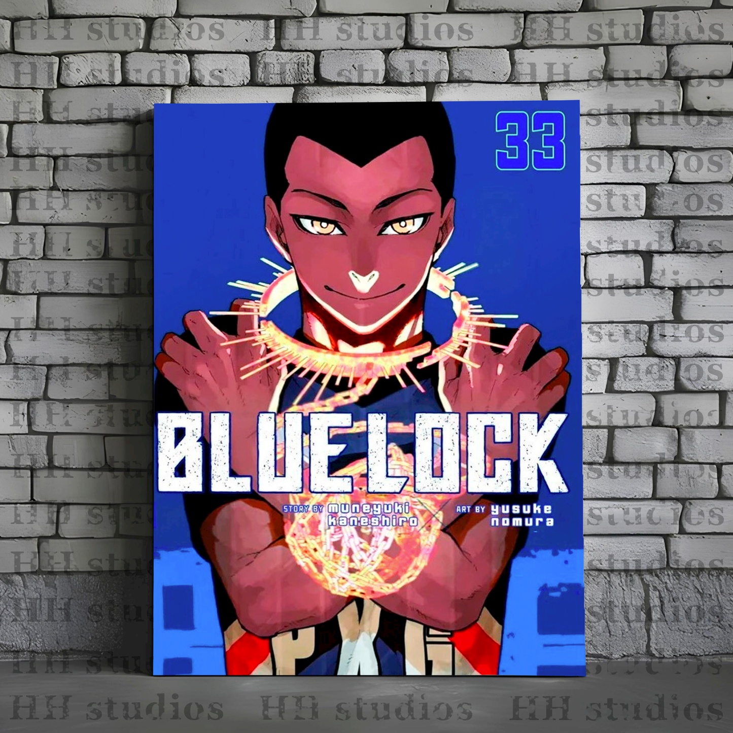 BLUE LOCK Póster Metal Personalizada - HH Studios