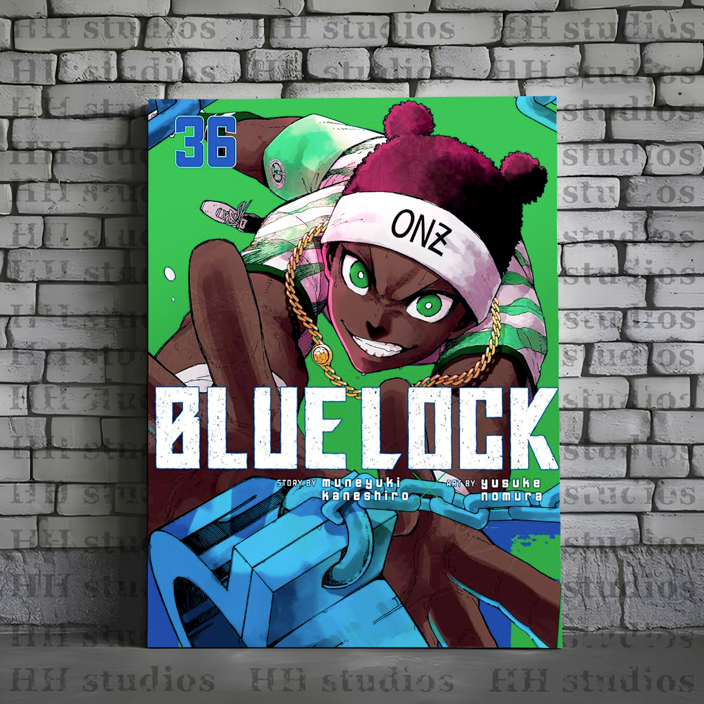 BLUE LOCK Póster Metal Personalizada - HH Studios