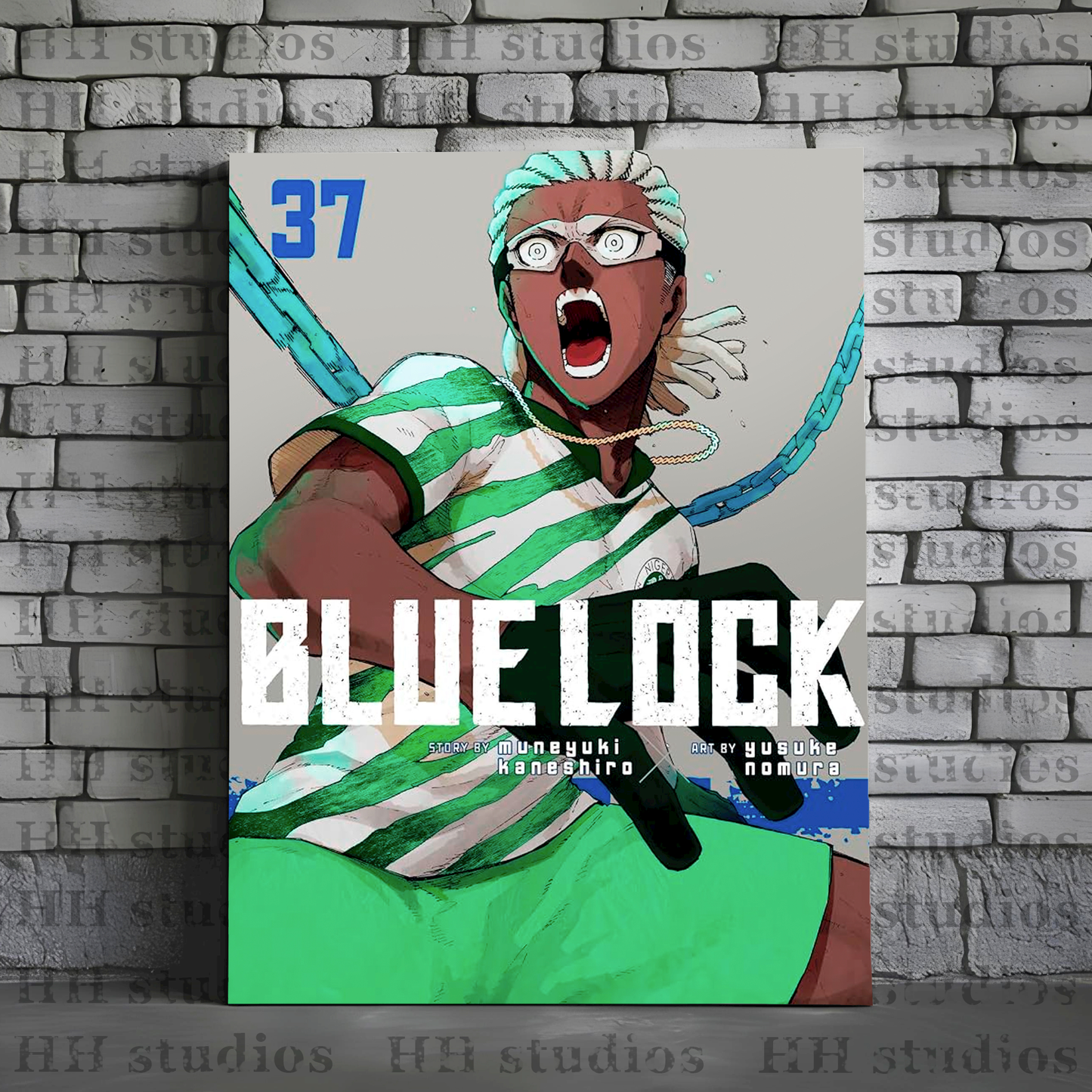 BLUE LOCK Póster Metal Personalizada - HH Studios