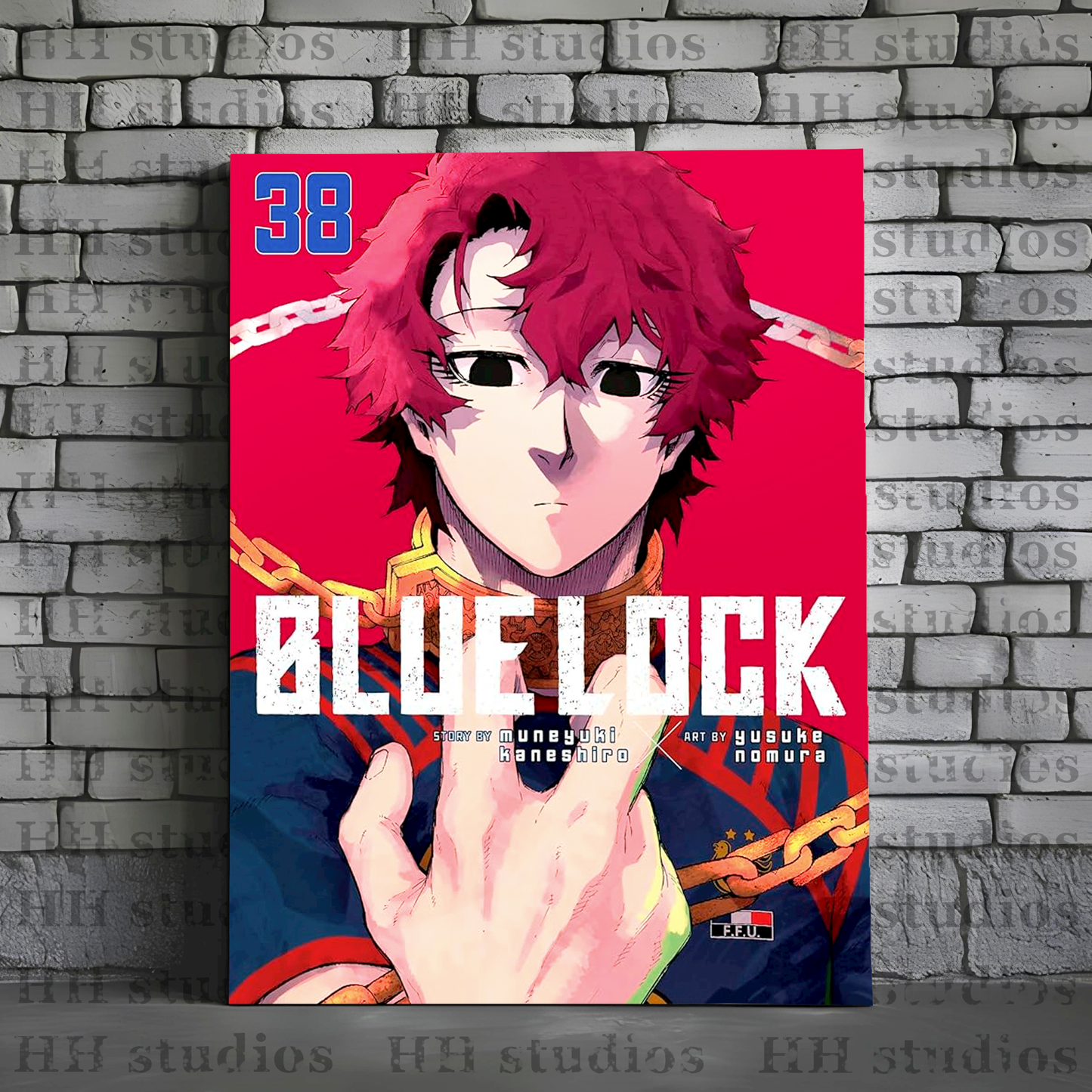 BLUE LOCK Póster Metal Personalizada - HH Studios