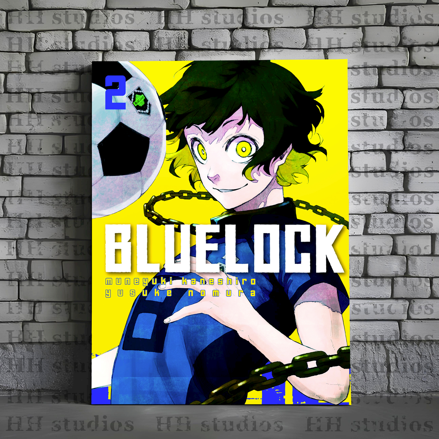 BLUE LOCK Póster Metal Personalizada - HH Studios