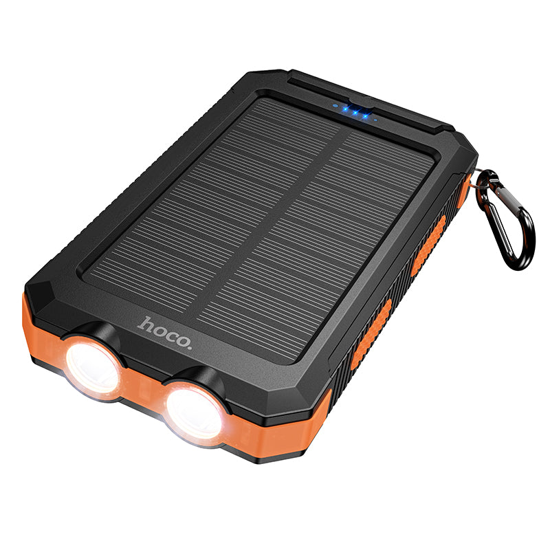 Hoco. J164 Power Bank Solar con Luz 8000mAh