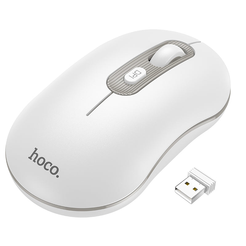 Hoco. GM21 Ratón Inalámbrico 2.4G con USB y DPI Ajustable