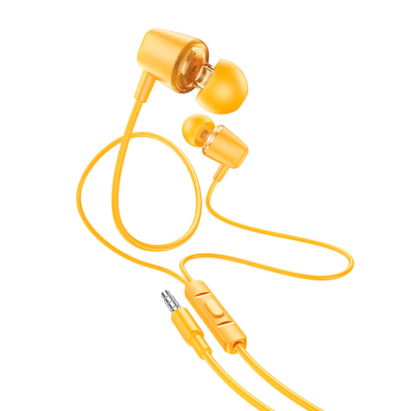 Hoco. M107 Auriculares Con Cable Y Micrófono De Entrada Jack Transparentado