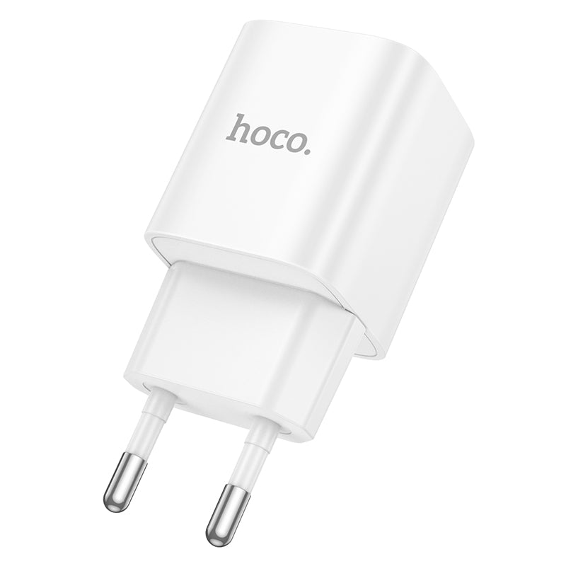 Hoco. C147A Cargador de Pared USB-C 20 W + USB-A 18 W QC3.0 – Versión sin cable