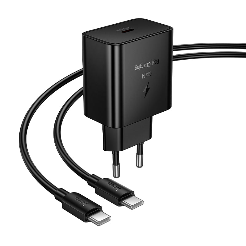 Hoco. N77 Cargador Completo PD45W USB-C con Cable C-C