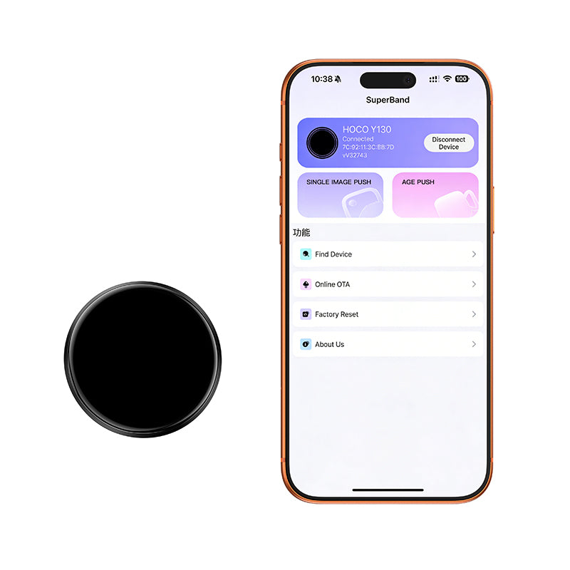 Hoco. Y130 Insignia Electrónica Bluetooth con Pantalla TFT 1.85”