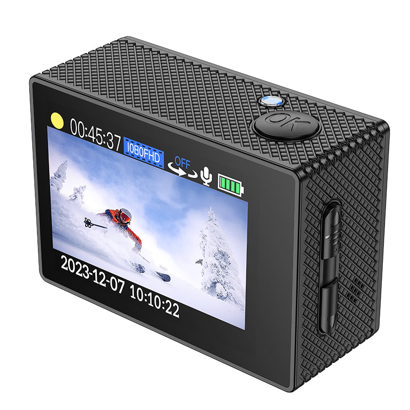 Hoco. DV100 Cámara Deportiva 1080P Wi-Fi con Pantalla IPS