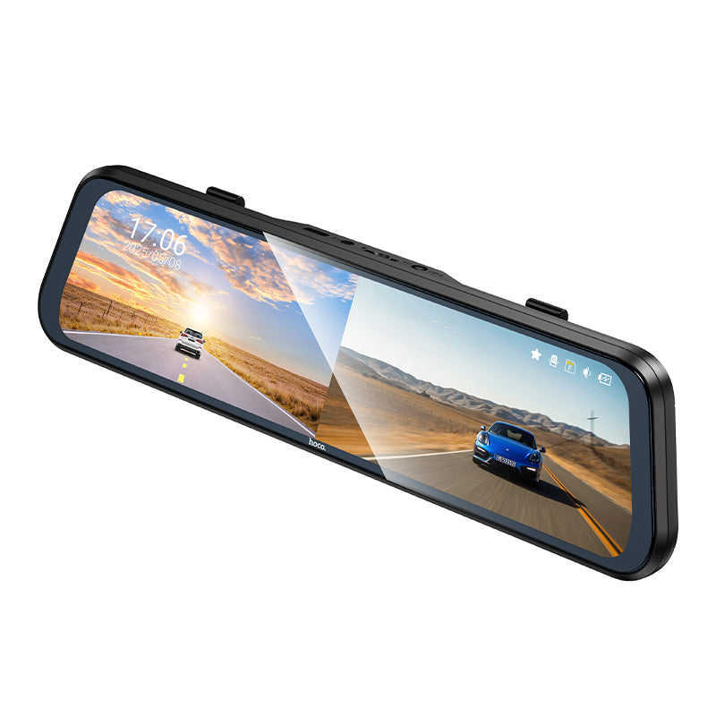 Hoco. DV16 DVR para Coche Doble Canal con Pantalla Táctil 9.66”