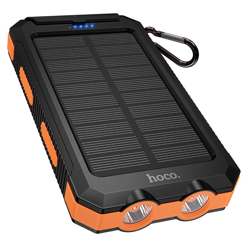 Hoco. J164 Power Bank Solar con Luz 8000mAh
