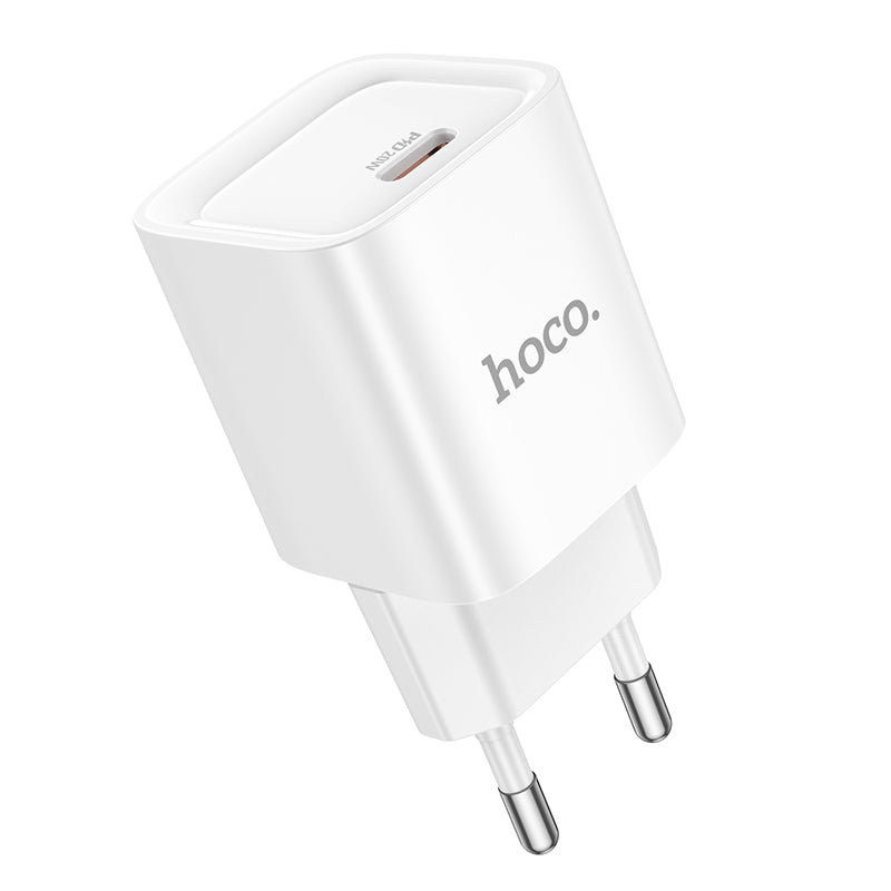 Hoco. C146A Cargador USB-C 20 W PD/QC – Solo Enchufe (Sin Cable)