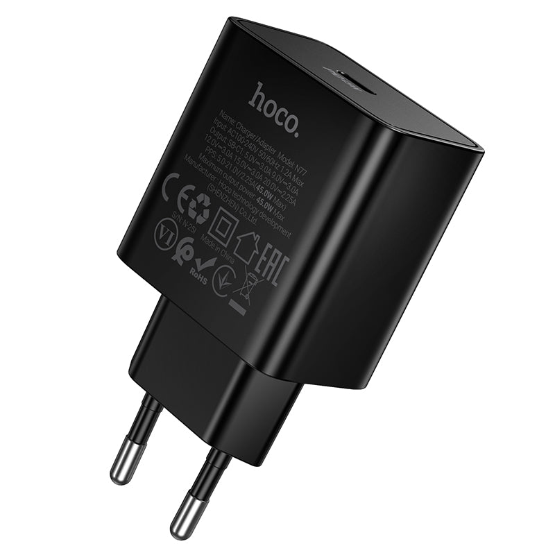 Hoco. N77 Cargador Rápido PD45W USB-C GaN