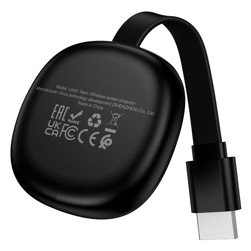 Hoco. UA45 Adaptador Inalámbrico para Proyectar Pantalla HD 1080P