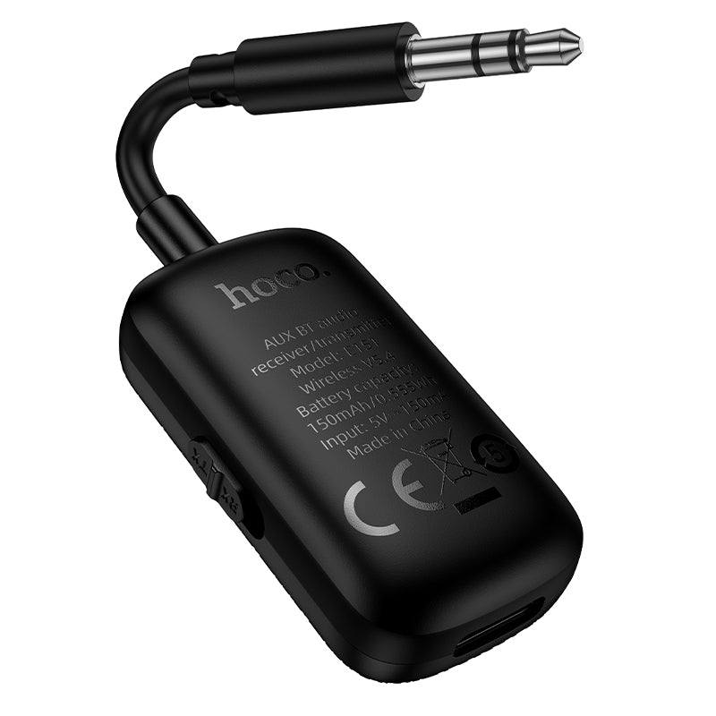Hoco. E151 Receptor y Transmisor Bluetooth AUX Jack 3.5 mm