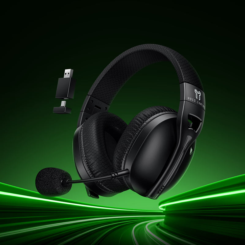 Hoco. W114 Auriculares Gaming Bluetooth 5.4 con 4 Modos