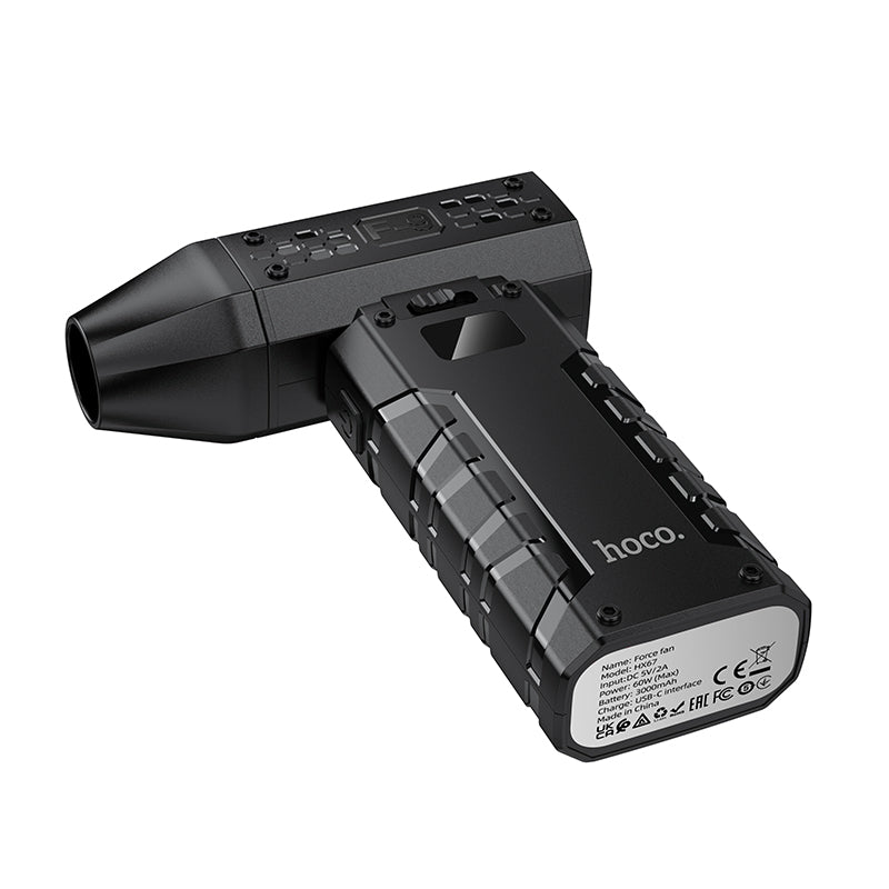 Hoco. HX67 Ventilador Potente Recargable con Indicador Digital