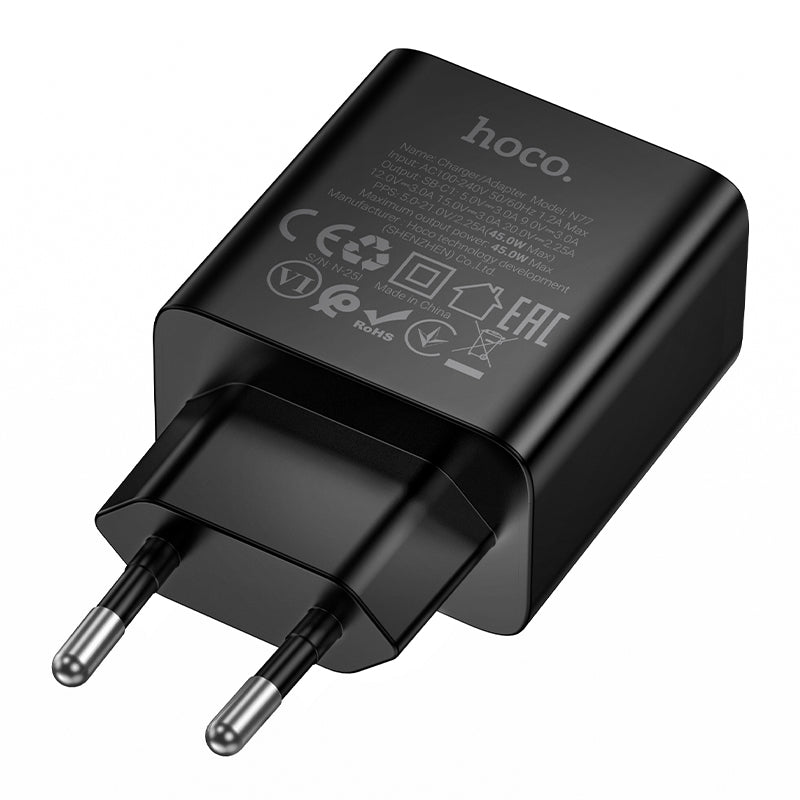 Hoco. N77 Cargador Rápido PD45W USB-C GaN