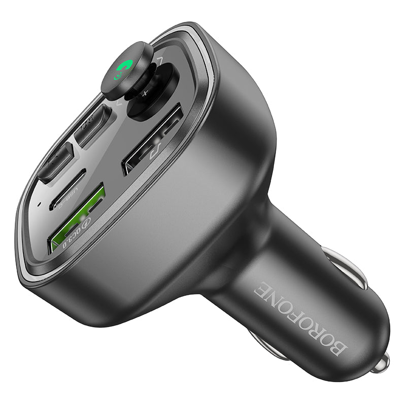 BOROFONE BC48 Transmisor FM Bluetooth Para Coche Con Carga Rápida Qc 3.0