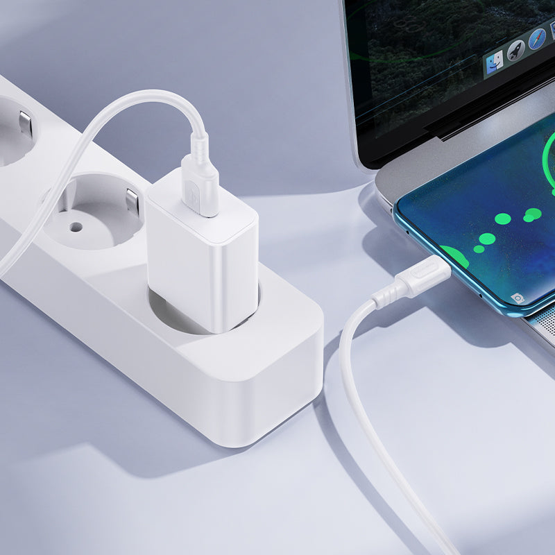 Borofone. BA110A Cargador USB con Cable Type-C