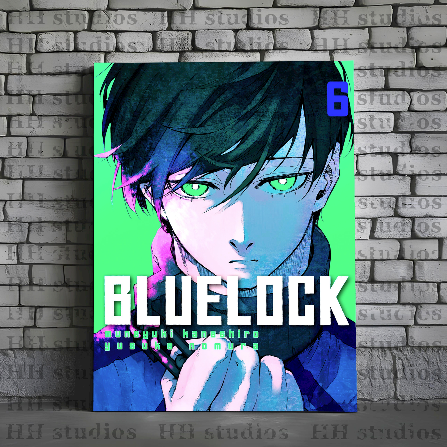 BLUE LOCK Póster Metal Personalizada - HH Studios