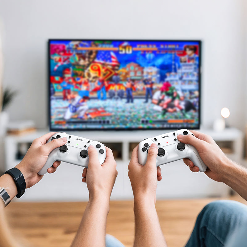 Hoco. GA31 Caja de Juegos con Dos Mandos Inalámbricos y 20.000 Juegos