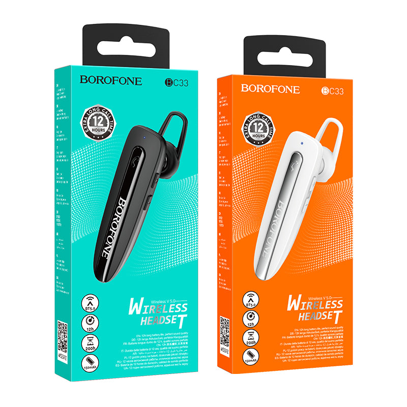 BOROFONE BC33 Auriculares Bluetooth Profesionales Básicos