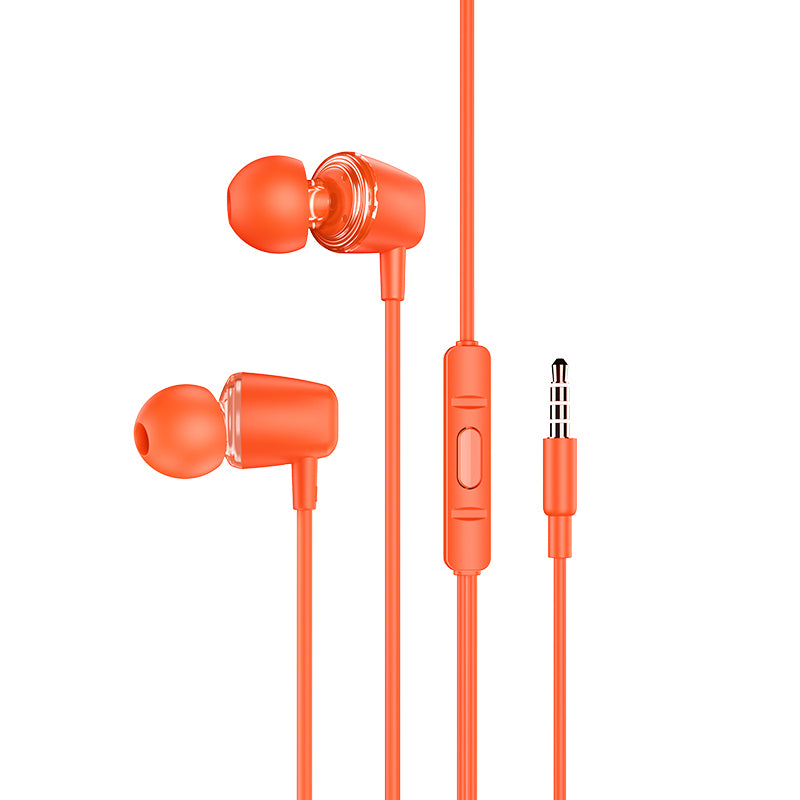 Hoco. M107 Auriculares Con Cable Y Micrófono De Entrada Jack Transparentado