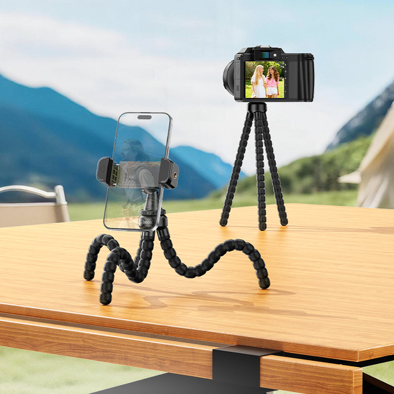 Hoco. H101 Soporte Móvil Pulpo Versátil para Smartphone y Cámara
