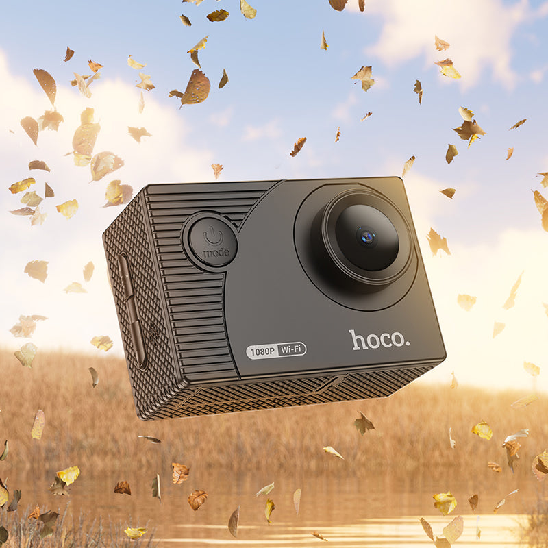 Hoco. DV100 Cámara Deportiva 1080P Wi-Fi con Pantalla IPS