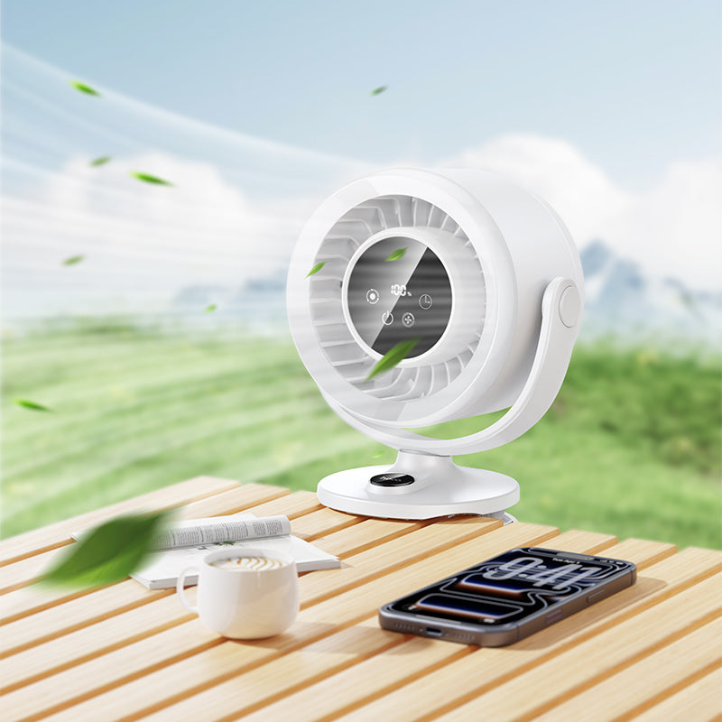Hoco. HX608 Ventilador de Pinza Automático con Oscilación