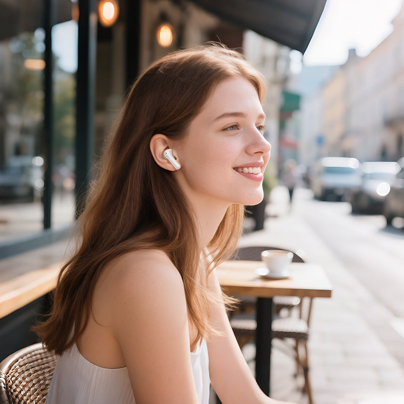 Hoco. EQ34 Plus Auriculares TWS Bluetooth 5.4 con ANC y ENC