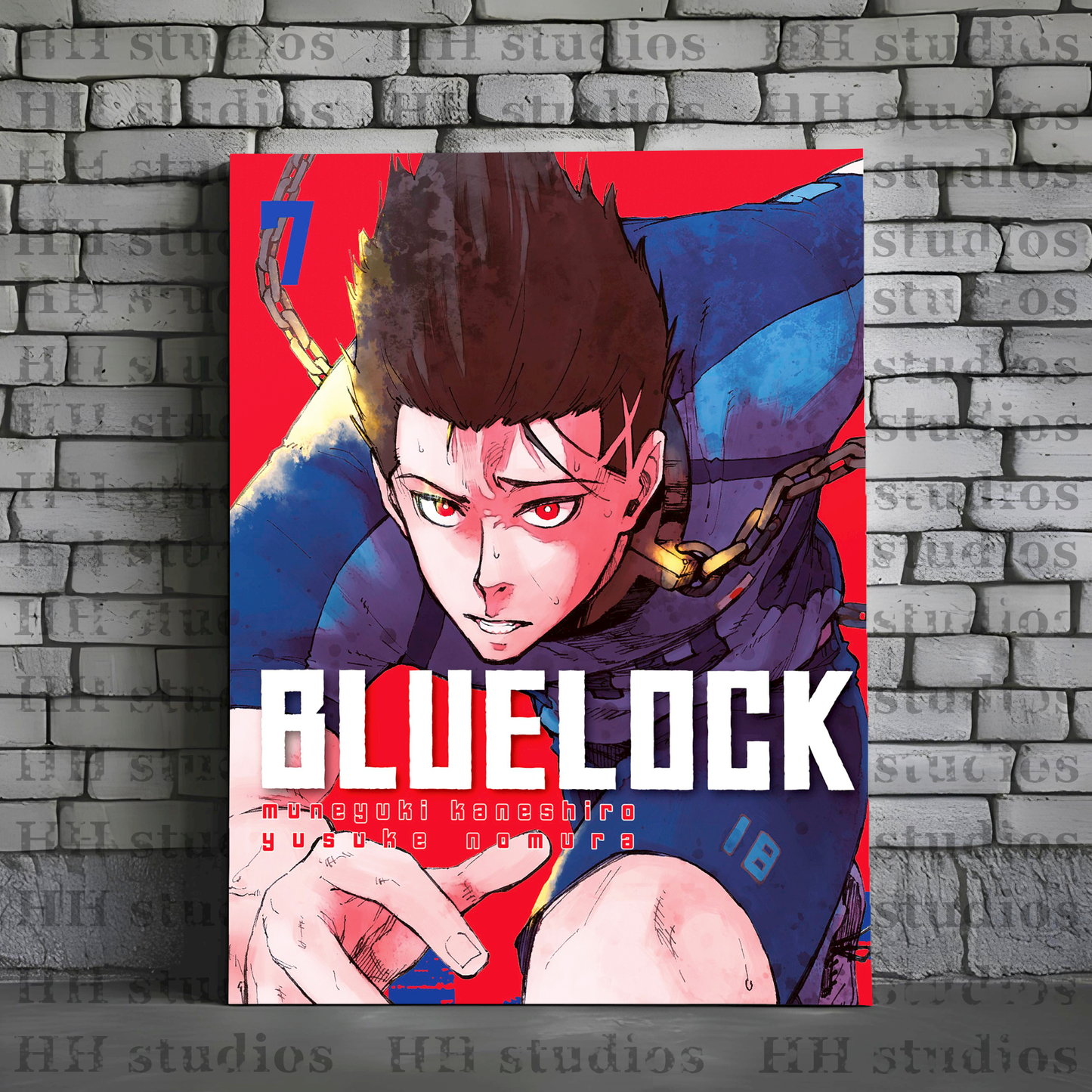 BLUE LOCK Póster Metal Personalizada - HH Studios